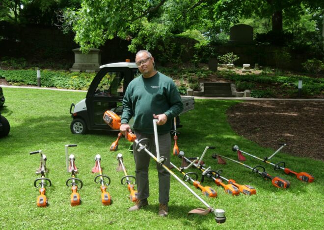 Mount Auburn lays gas-powered equipment to rest