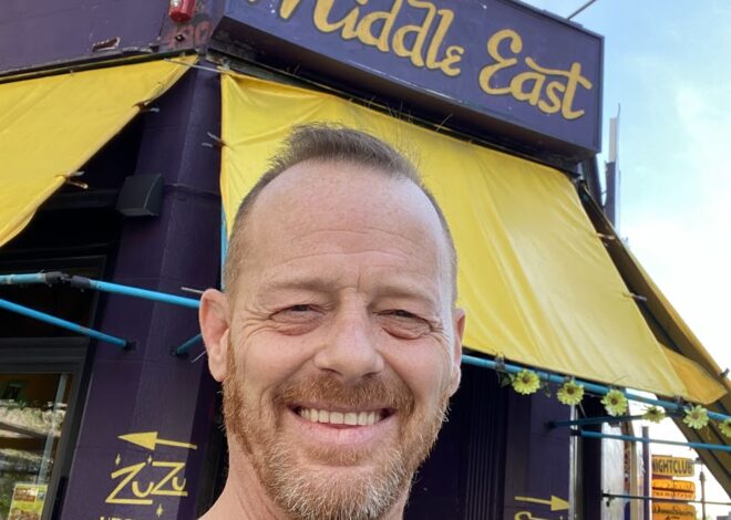 At the Middle East, singing for his mental health