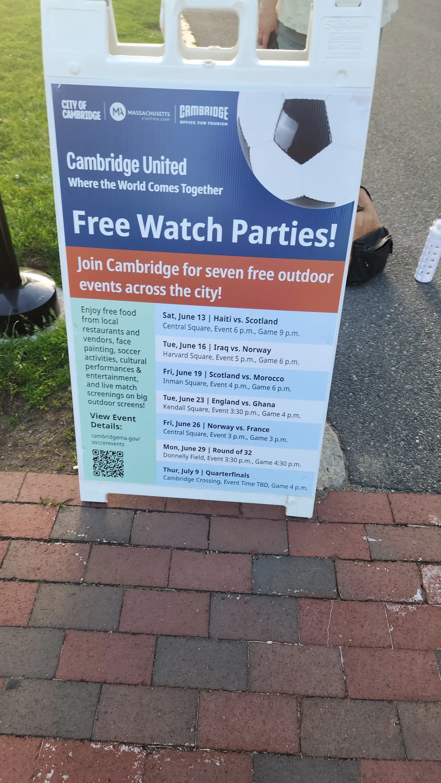 Cambridge prepares for World Cup to overflow