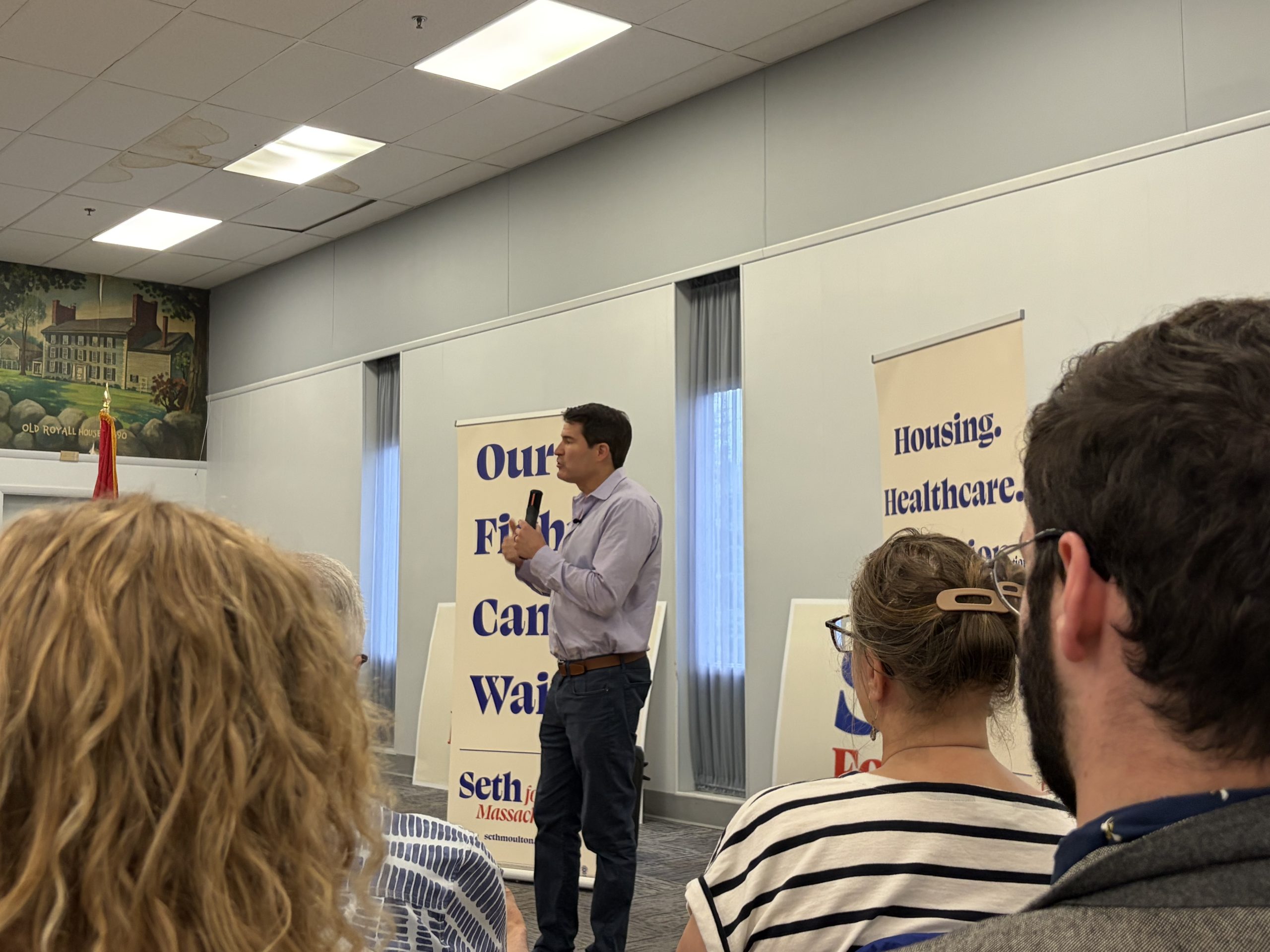 Moulton pledges investments in biotech, affordable housing