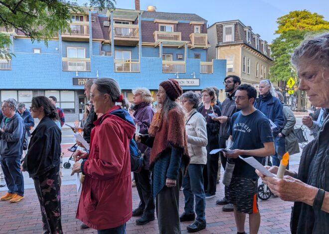 Davis Square neighbors memorialize man caught by MBTA escalator
