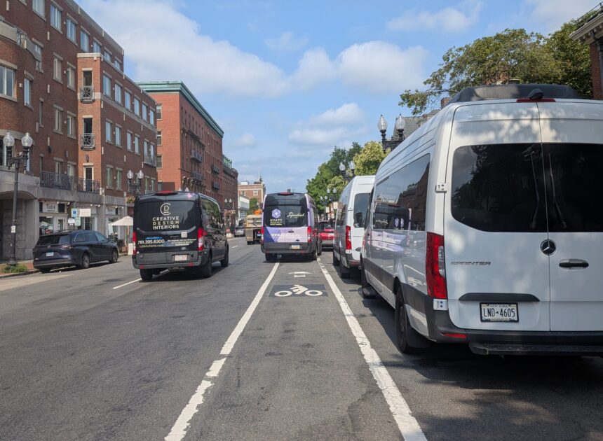 Can an app get rid of parked cars in bike lanes?