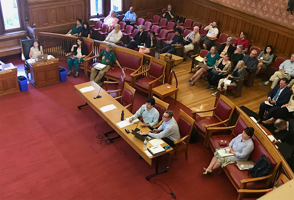 Planning Board, Ordinance Committee pan Brown petition