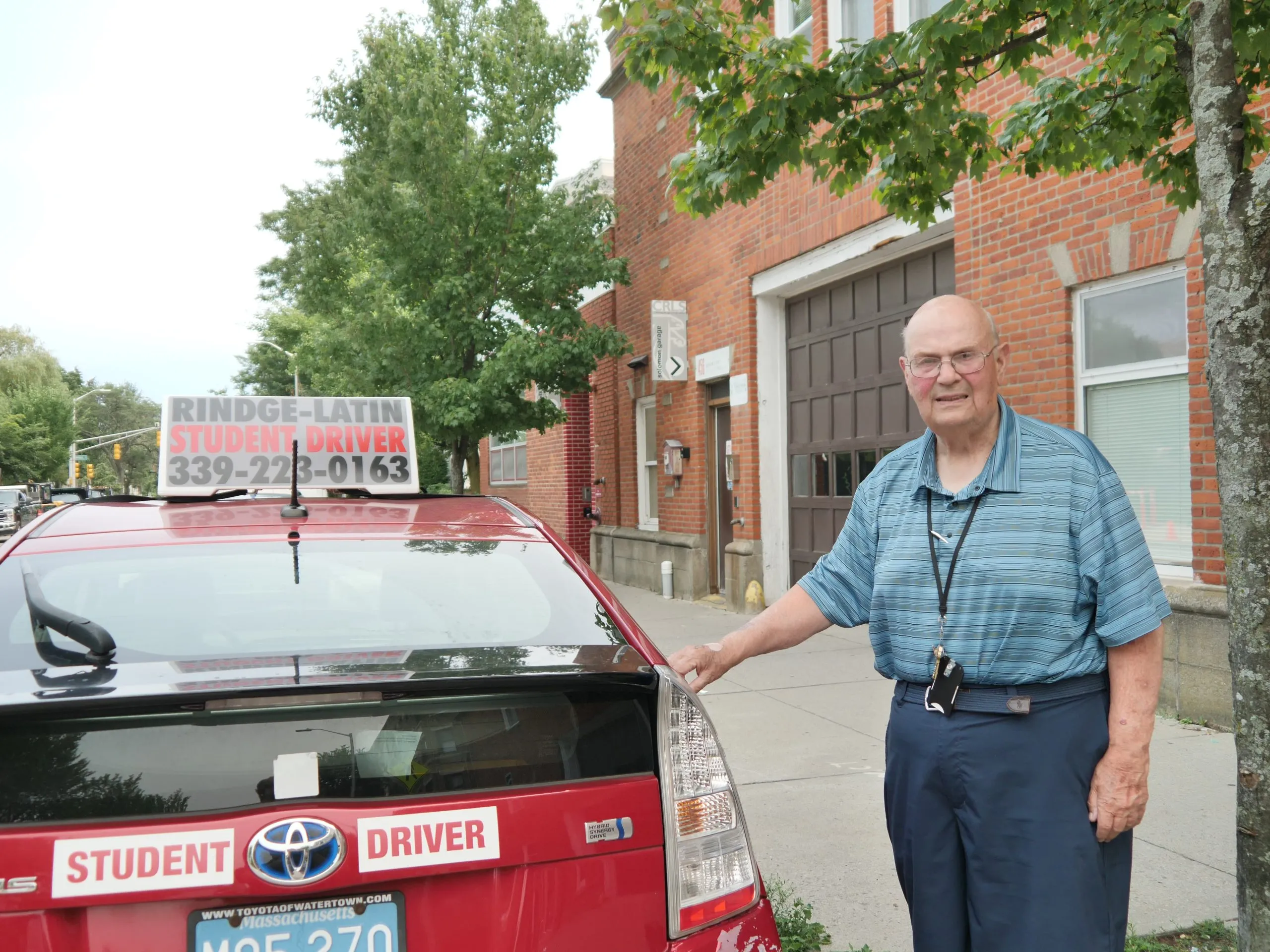 Timmins hits 55 (years) teaching drivers ed in Cambridge